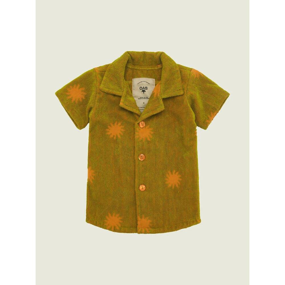 NEW OAS kids' cuba terry shirt in sunny forest